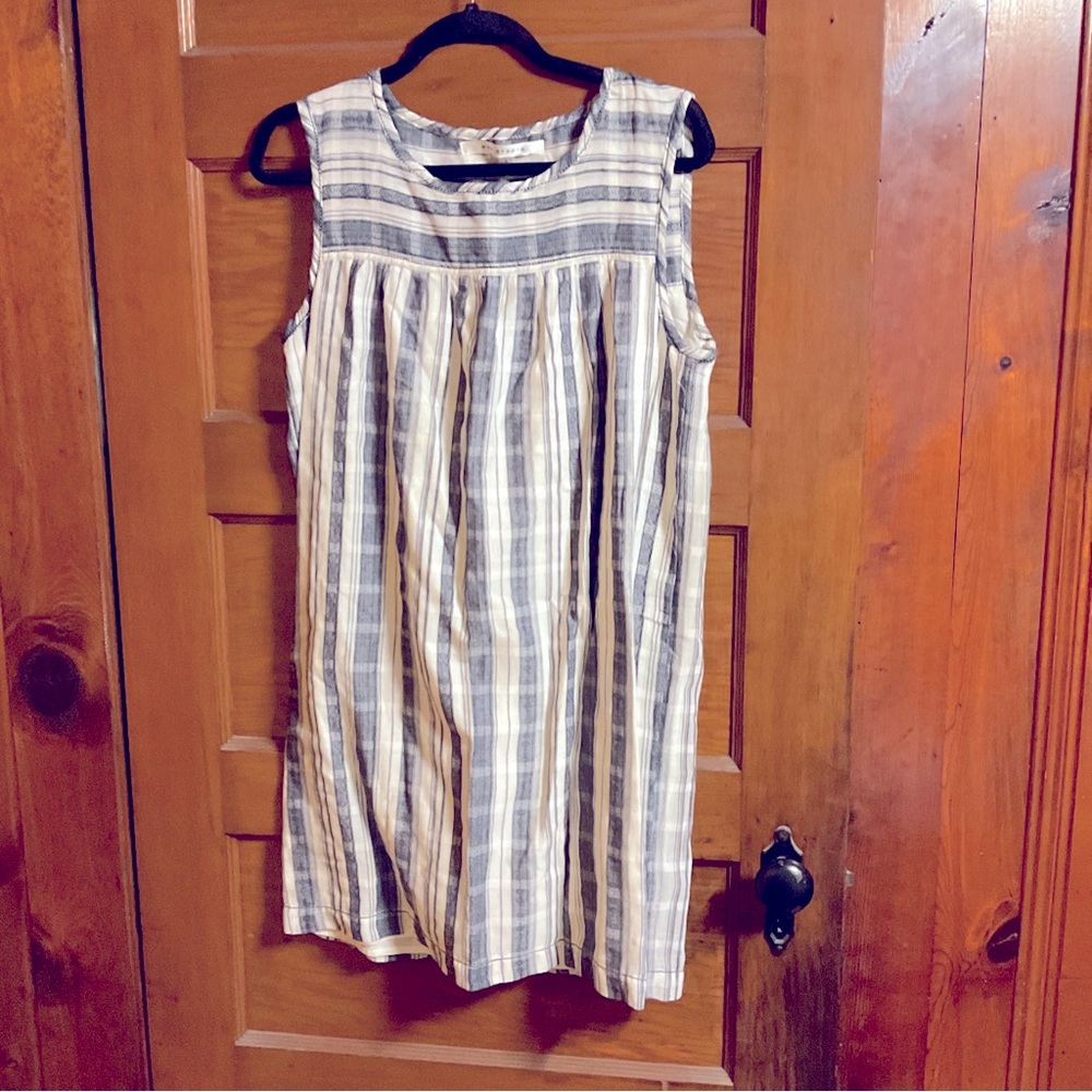 Womens Max Studio Sleeveless Dress Large L